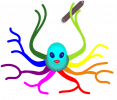 Pieuvre MM Crayon